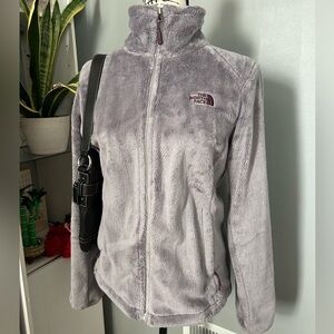 The North Face Fleece Fuzzy Zip Up Jacket